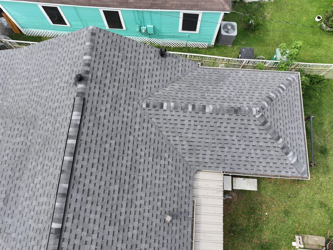 Completed roof replacement on Woolworth St, Houston, TX