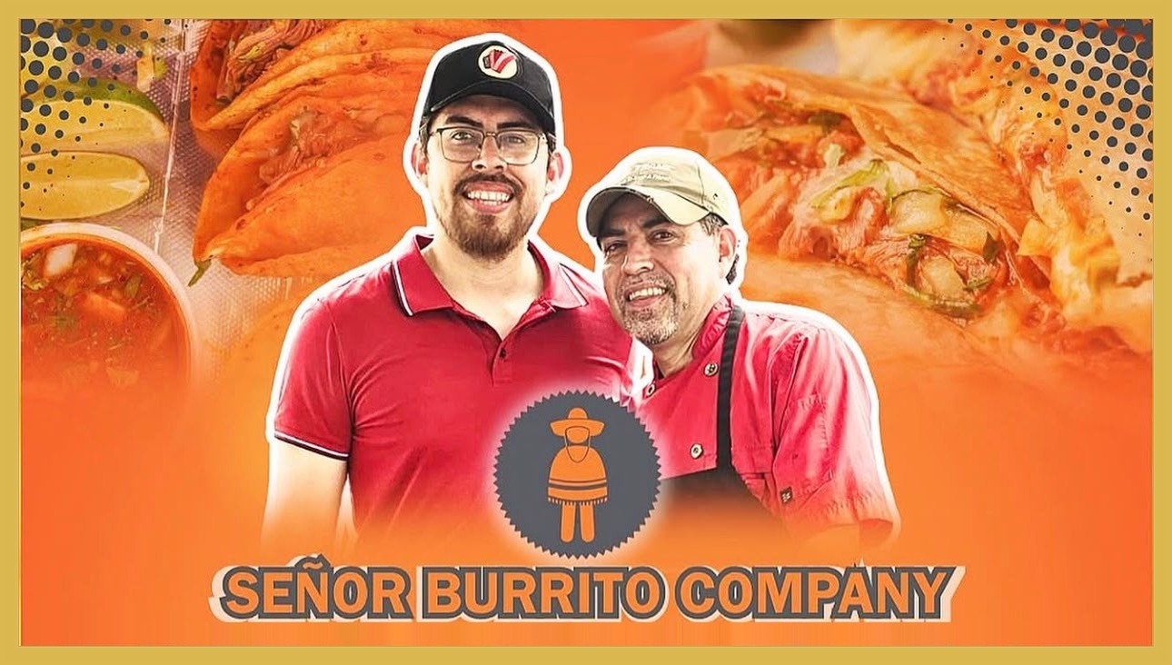 Joel Berrum and his father, Chef Pablo, of Señor Burrito Company in Spring, Texas.