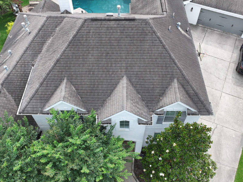 Roof Repair on Two-Story Estate Home — Spring, TX