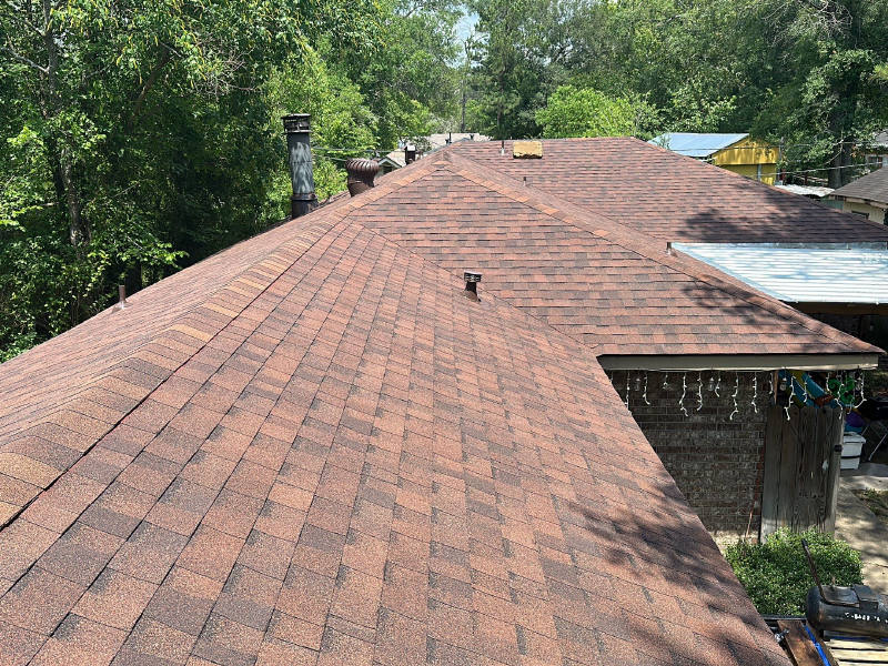 Brown Architectural Shingle Roof Replacement — Conroe, TX