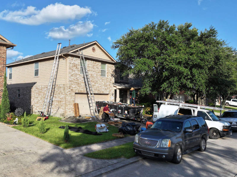Storm-Damaged Roof Replaced — Houston, TX