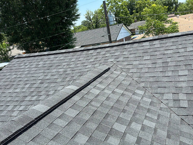 Gray Architectural Shingle Roof, Felt to Finish — North Houston, TX
