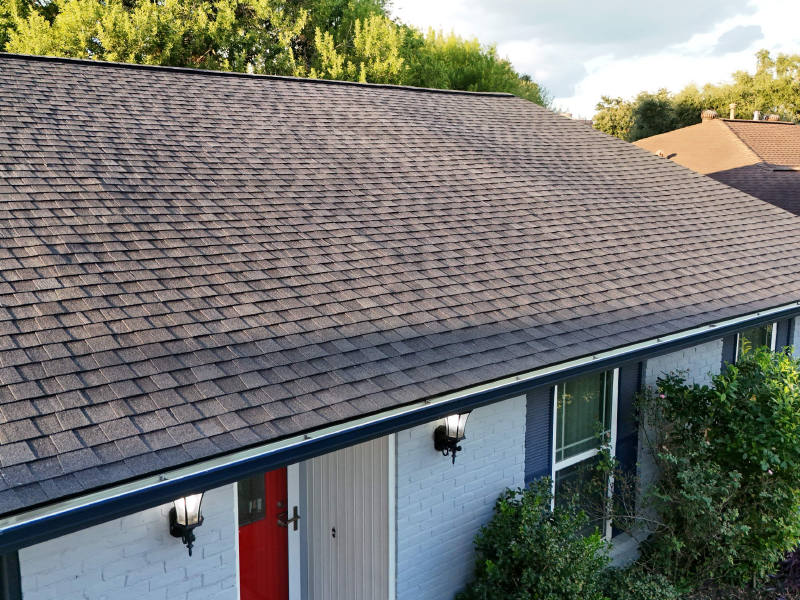 Poolside Roof Replacement in Smoky Gray — Houston, TX