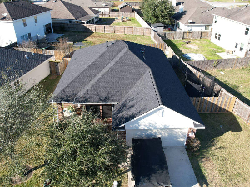 Charcoal Hip-Roof Replacement — Humble, TX