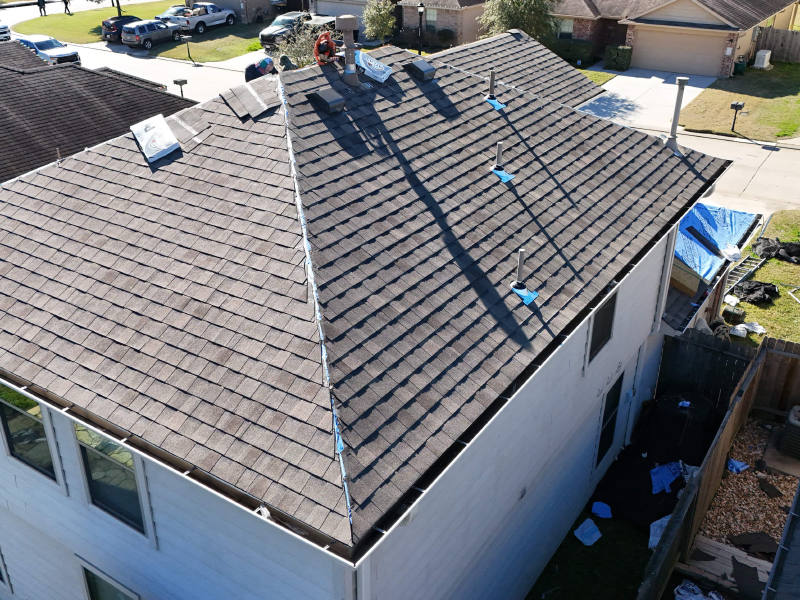 Roof Replacement with Decking & Skylight Work — Magnolia, TX