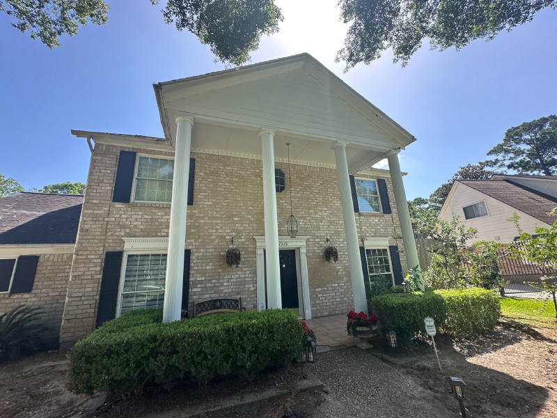 Architectural Shingle Roof — Two-Story Colonial in Spring, TX