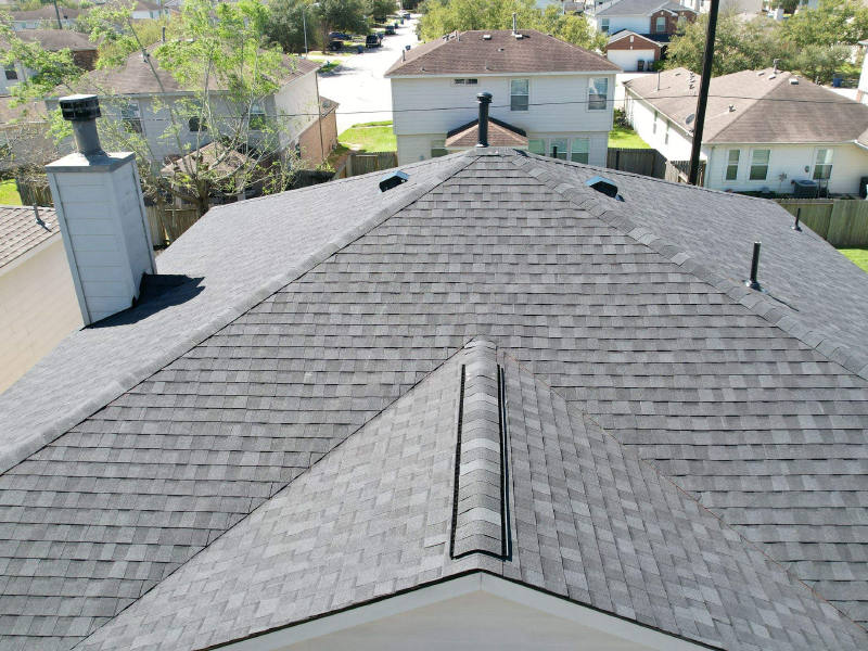 Complete Charcoal-Gray Roof Replacement — Spring, TX