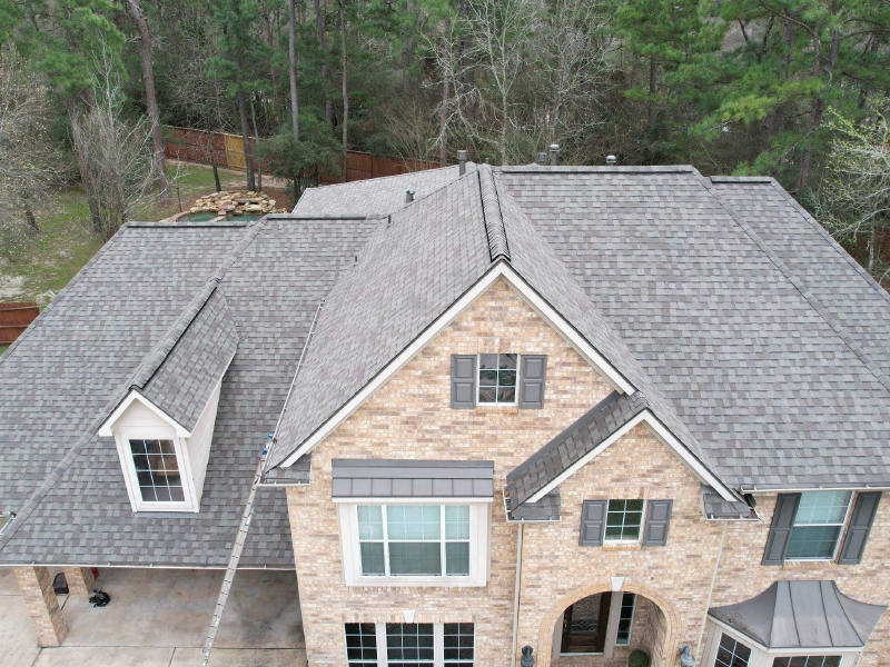 Two-Story Estate Roof Replacement — Spring, TX